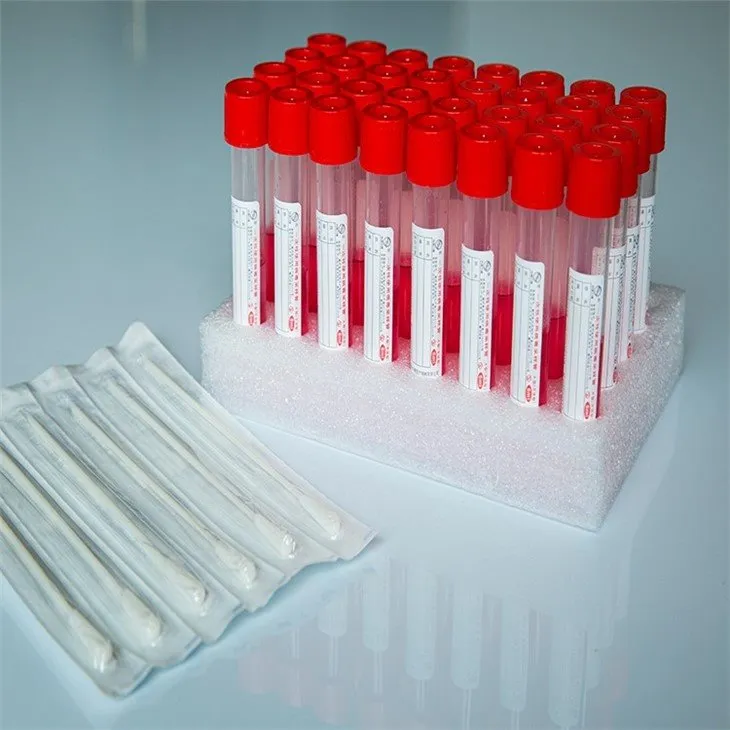 Tubo monouso per il campionamento dei virus